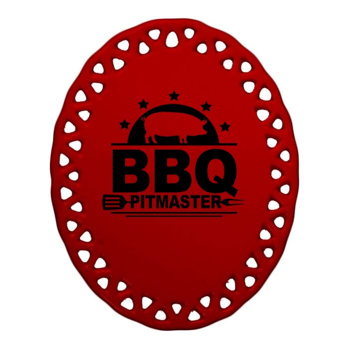 BBQ PitMaster Ceramic Oval Ornament