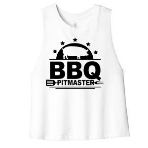 BBQ PitMaster Women's Racerback Cropped Tank