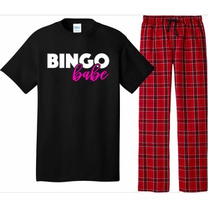 Bingo Babe Quoting Cool Gift Funny Bingo Player Great Gift Pajama Set