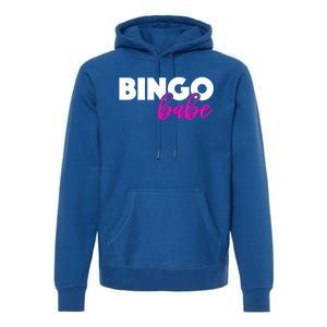 Bingo Babe Quoting Cool Gift Funny Bingo Player Great Gift Premium Hoodie