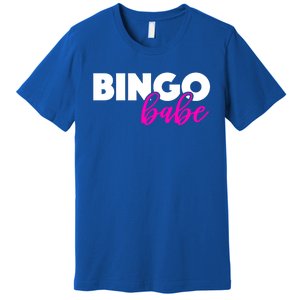 Bingo Babe Quoting Cool Gift Funny Bingo Player Great Gift Premium T-Shirt