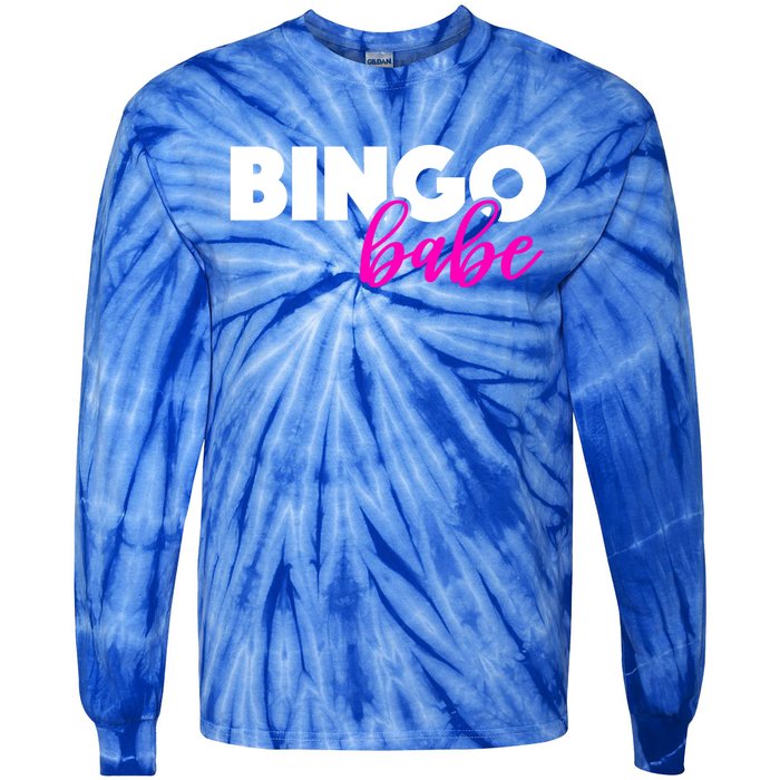 Bingo Babe Quoting Cool Gift Funny Bingo Player Great Gift Tie-Dye Long Sleeve Shirt