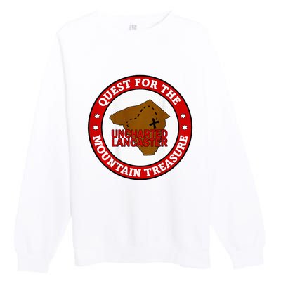 BuzzardS Booty Quest For The Mountain Treasure Premium Crewneck Sweatshirt