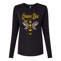 Beekeeping Bee Queen Crown Beekeeper Womens Cotton Relaxed Long Sleeve T-Shirt