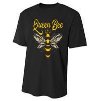 Beekeeping Bee Queen Crown Beekeeper Performance Sprint T-Shirt