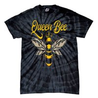 Beekeeping Bee Queen Crown Beekeeper Tie-Dye T-Shirt