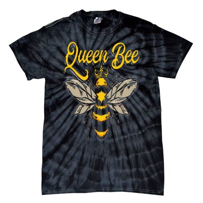 Beekeeping Bee Queen Crown Beekeeper Tie-Dye T-Shirt