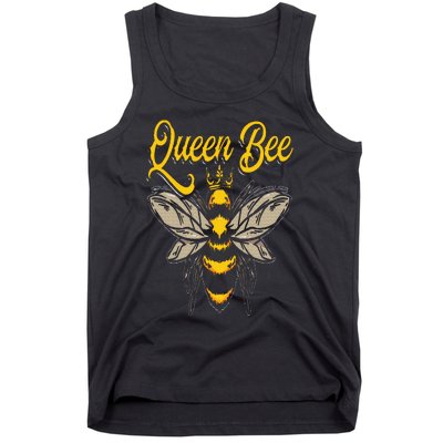 Beekeeping Bee Queen Crown Beekeeper Tank Top