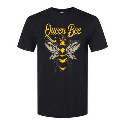 Beekeeping Bee Queen Crown Beekeeper Softstyle CVC T-Shirt