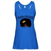 Beautiful Black Queen Afro Crown Unbothered Brown Skin Queen Gift Ladies Essential Flowy Tank