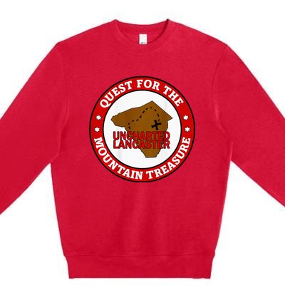 BuzzardS Booty Quest For The Mountain Treasure Premium Crewneck Sweatshirt