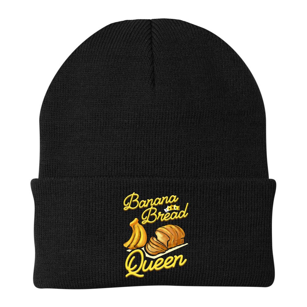 Banana Bread Queen Baking Vegan Baker Gift Beanie