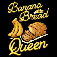 Banana Bread Queen Baking Vegan Baker Gift Flat Bill Trucker Hat