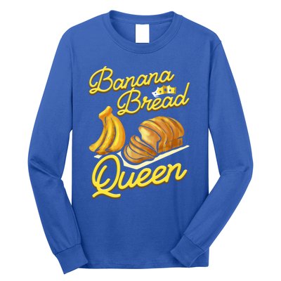 Banana Bread Queen Baking Vegan Baker Gift Long Sleeve Shirt