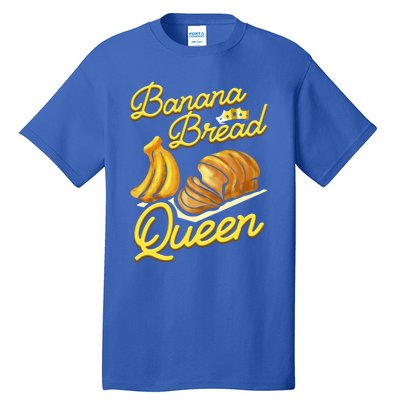 Banana Bread Queen Baking Vegan Baker Gift Tall T-Shirt