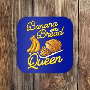 Banana Bread Queen Baking Vegan Baker Gift Coaster