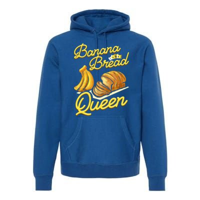 Banana Bread Queen Baking Vegan Baker Gift Premium Hoodie