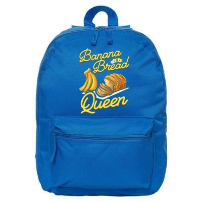Banana Bread Queen Baking Vegan Baker Gift 16 in Basic Backpack