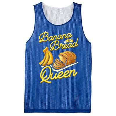 Banana Bread Queen Baking Vegan Baker Gift Mesh Reversible Basketball Jersey Tank