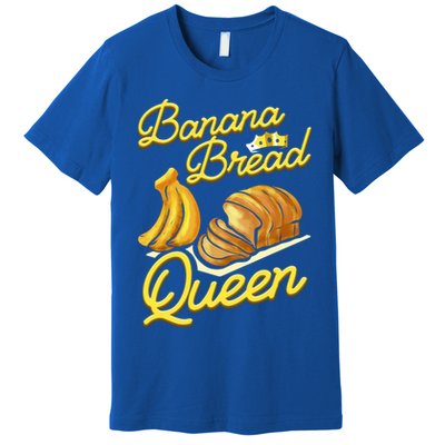 Banana Bread Queen Baking Vegan Baker Gift Premium T-Shirt