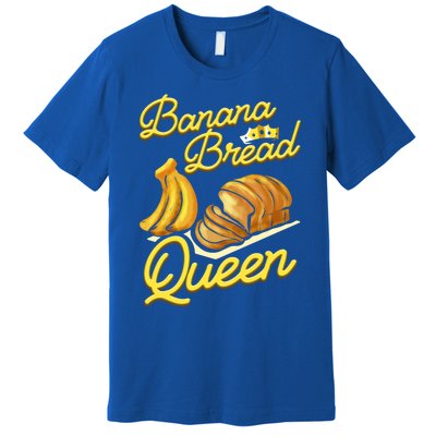 Banana Bread Queen Baking Vegan Baker Gift Premium T-Shirt