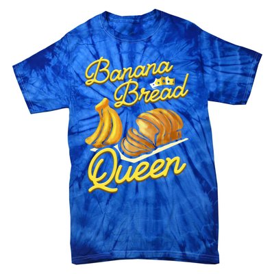 Banana Bread Queen Baking Vegan Baker Gift Tie-Dye T-Shirt