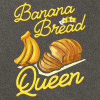 Banana Bread Queen Baking Vegan Baker Gift Cotton Canvas Backpack
