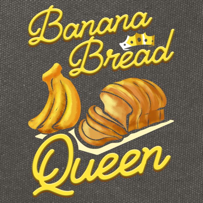Banana Bread Queen Baking Vegan Baker Gift Cotton Canvas Backpack