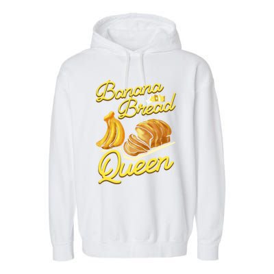 Banana Bread Queen Baking Vegan Baker Gift Garment-Dyed Fleece Hoodie