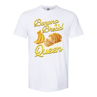 Banana Bread Queen Baking Vegan Baker Gift Softstyle CVC T-Shirt