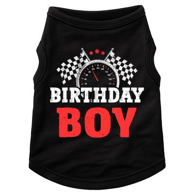 Birthday Boy Race Car Racing Car Driver Birthday Crew Doggie Tank