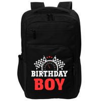 Birthday Boy Race Car Racing Car Driver Birthday Crew Impact Tech Backpack