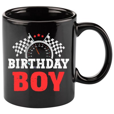 Birthday Boy Race Car Racing Car Driver Birthday Crew 11oz C Handle Ceramic Mug