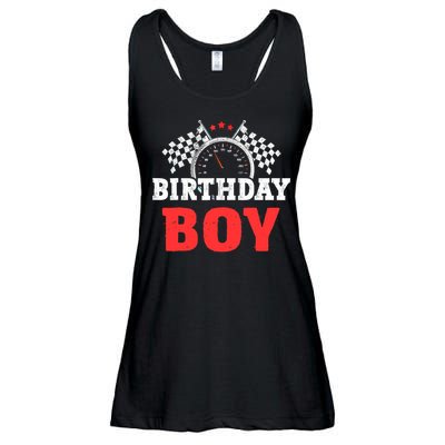 Birthday Boy Race Car Racing Car Driver Birthday Crew Ladies Essential Flowy Tank
