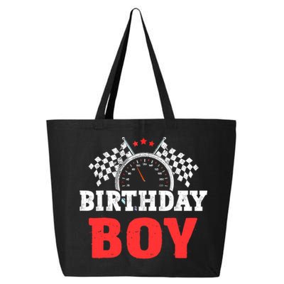 Birthday Boy Race Car Racing Car Driver Birthday Crew 25L Jumbo Tote