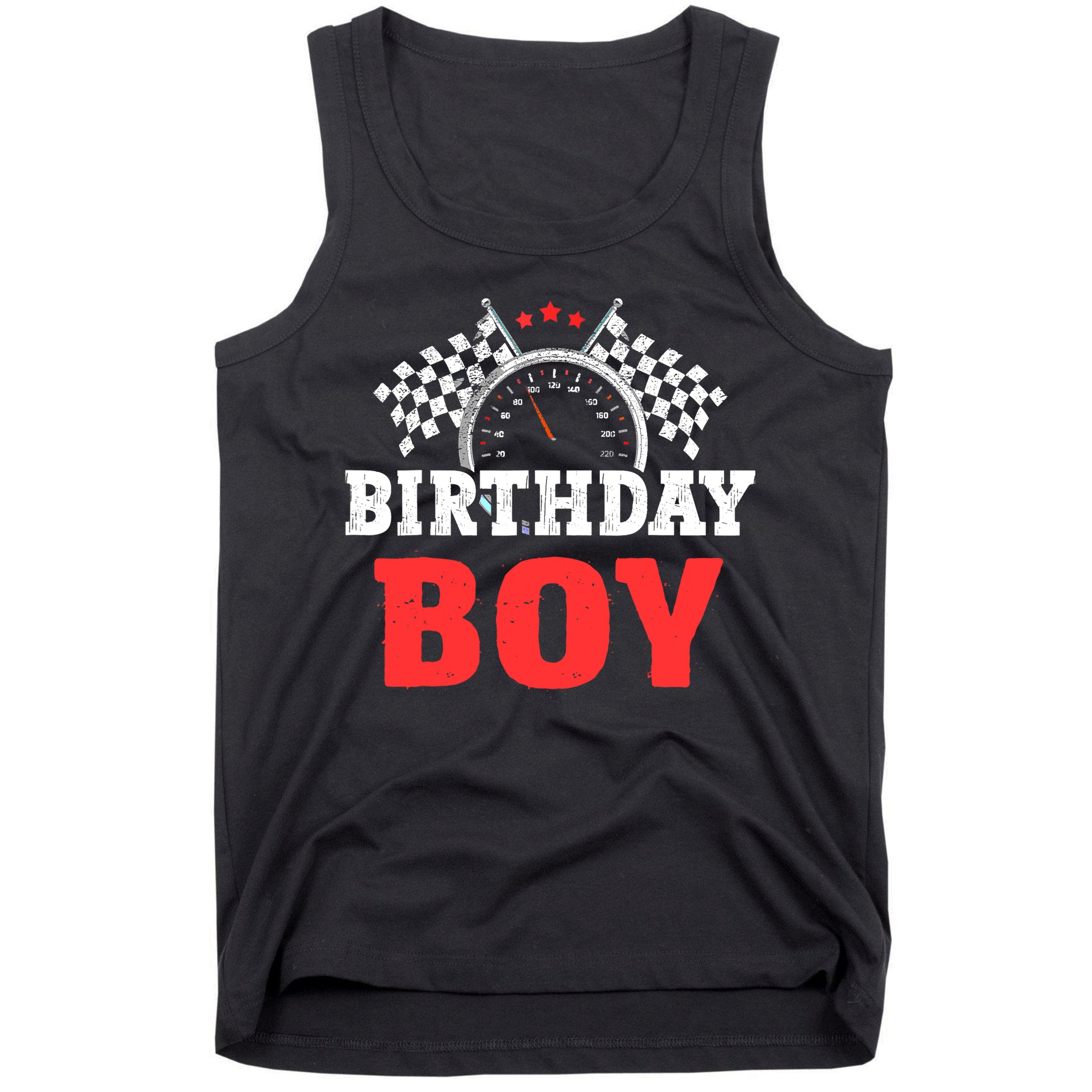 Birthday Boy Race Car Racing Car Driver Birthday Crew Tank Top