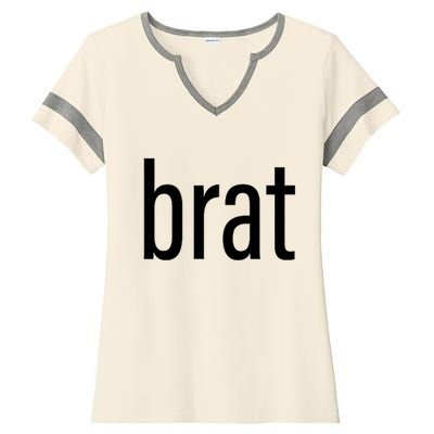 Brat Ladies Halftime Notch Neck Tee