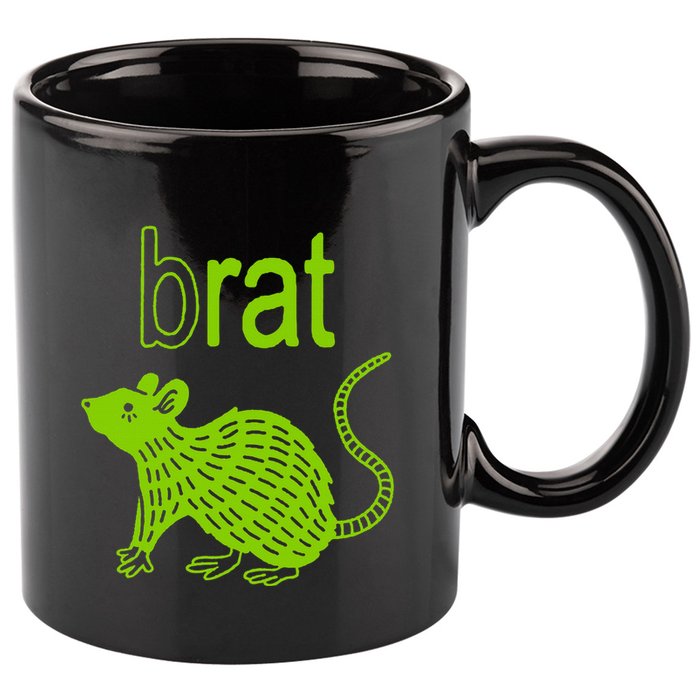 Brat B Rat Mouse Funny Apparel 11oz C Handle Ceramic Mug