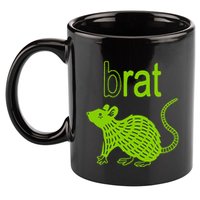 Brat B Rat Mouse Funny Apparel 11oz C Handle Ceramic Mug