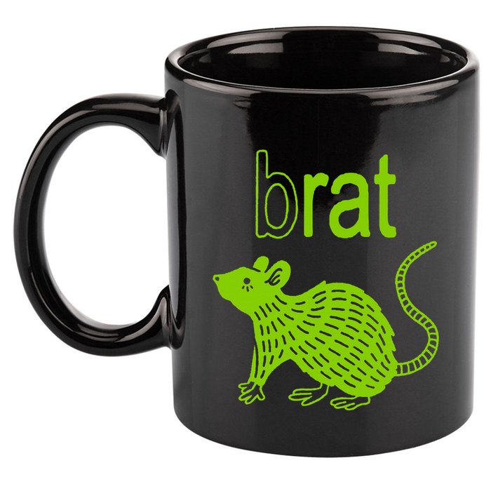 Brat B Rat Mouse Funny Apparel 11oz C Handle Ceramic Mug