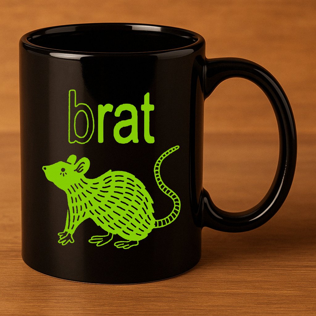 Brat B Rat Mouse Funny Apparel 11oz C Handle Ceramic Mug