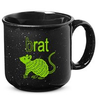 Brat B Rat Mouse Funny Apparel 15oz Campfire Ceramic Mug