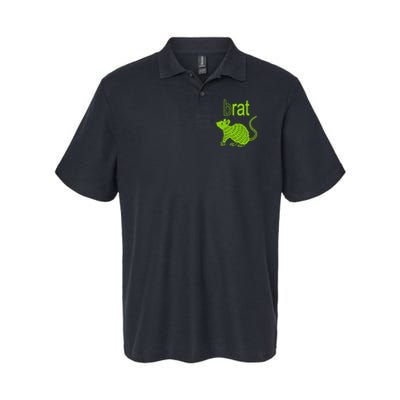 Brat B Rat Mouse Funny Apparel Polo