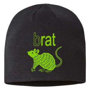 Brat B Rat Mouse Funny Apparel Sustainable Beanie