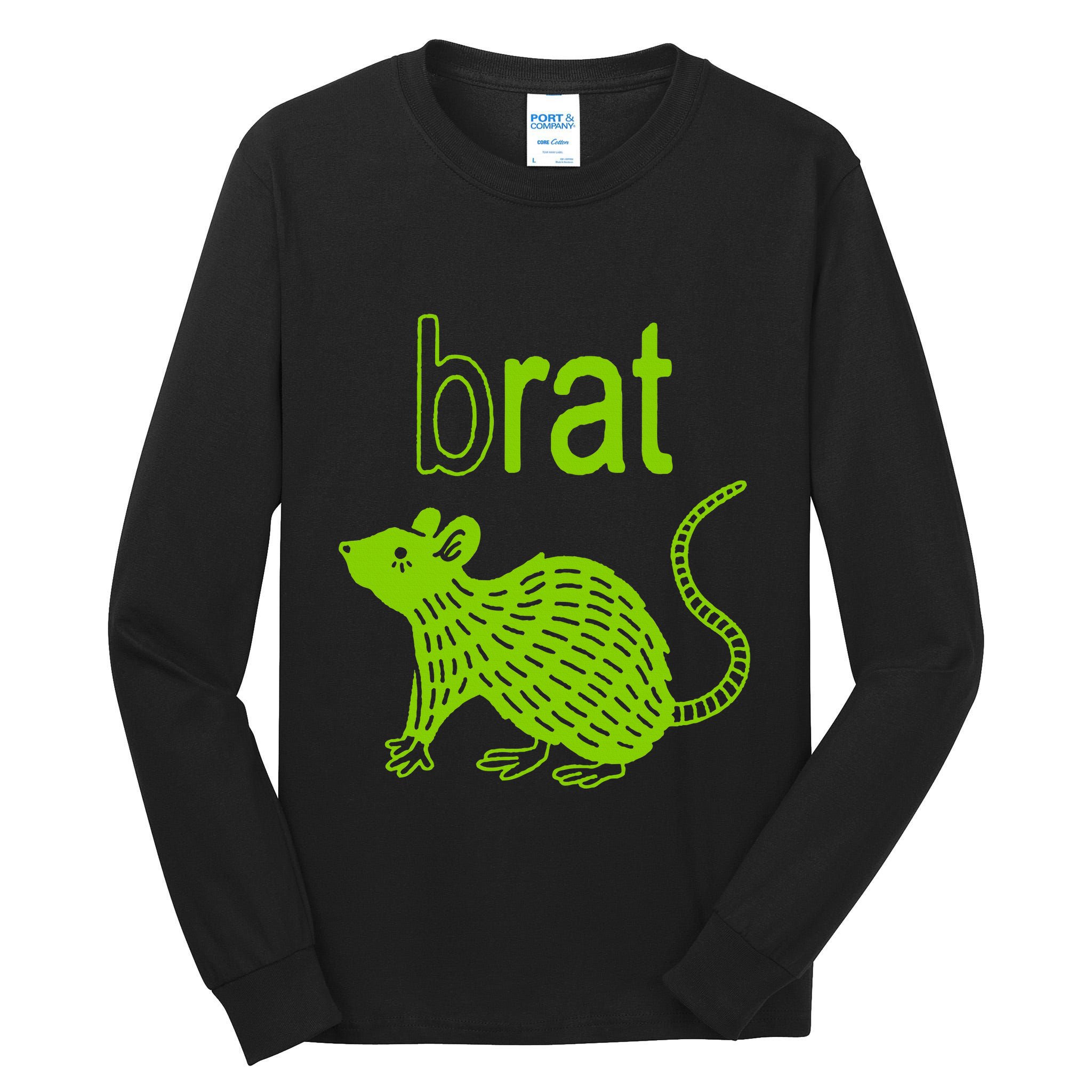 Brat B Rat Mouse Funny Apparel Tall Long Sleeve T-Shirt