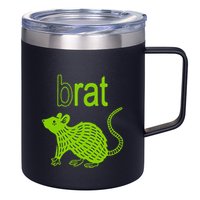 Brat B Rat Mouse Funny Apparel 12oz Stainless Steel Coffee Mug