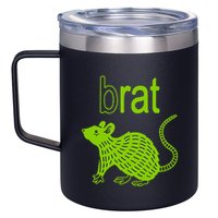 Brat B Rat Mouse Funny Apparel 12oz Stainless Steel Coffee Mug