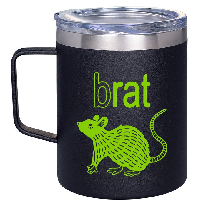 Brat B Rat Mouse Funny Apparel 12oz Stainless Steel Coffee Mug