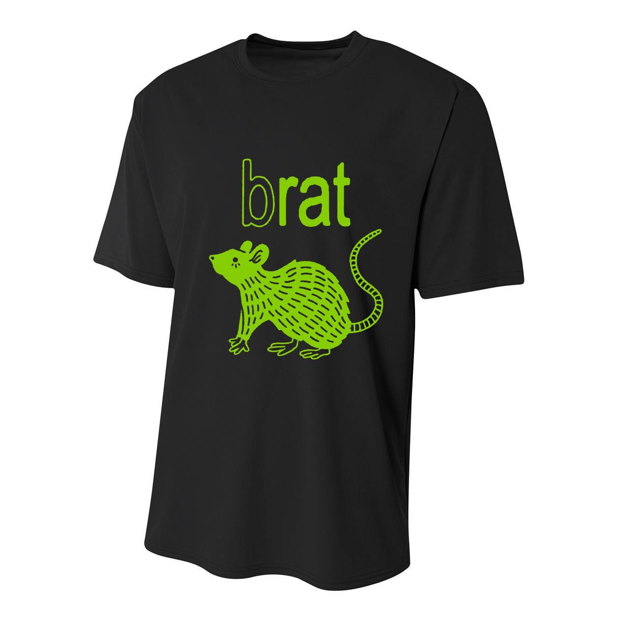 Brat B Rat Mouse Funny Apparel Youth Performance Sprint T-Shirt