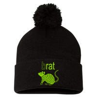 Brat B Rat Mouse Funny Apparel Pom Pom 12in Knit Beanie